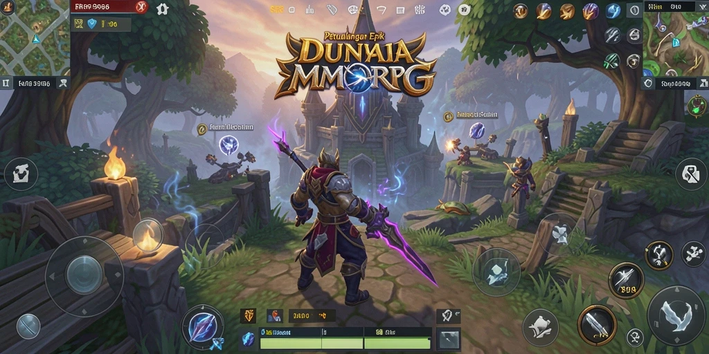 Tampilan gameplay SR996 yang seru dalam petualangan MMORPG.